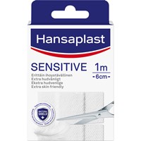 Hansaplast Sensitive, 1 m x 6 cm.